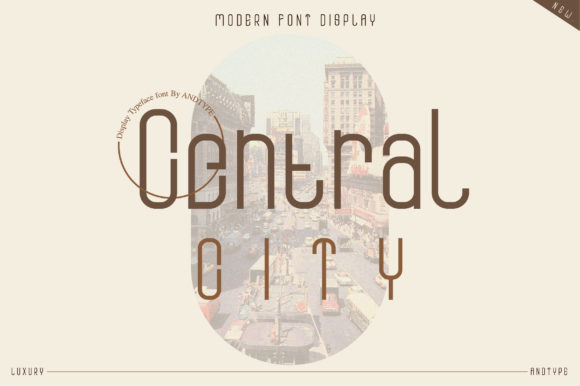 Central City: A Modern Display Font for Clean Design