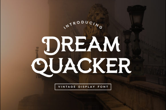 Dream Quacker: Integrating Bold Retro Typography into Modern Design Workflows
