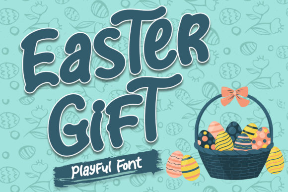 Easter Gift: A Playful Display Font for Creative Projects