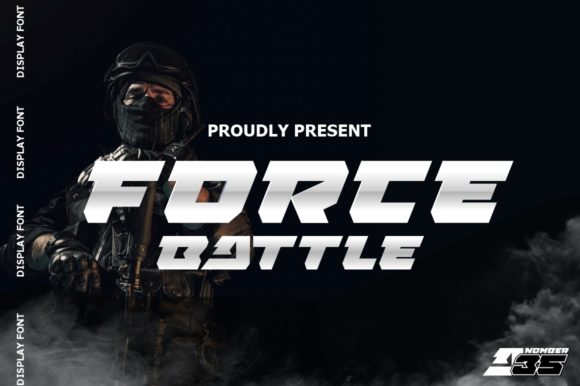 Force Battle: The Bold Display Font That Demands Attention