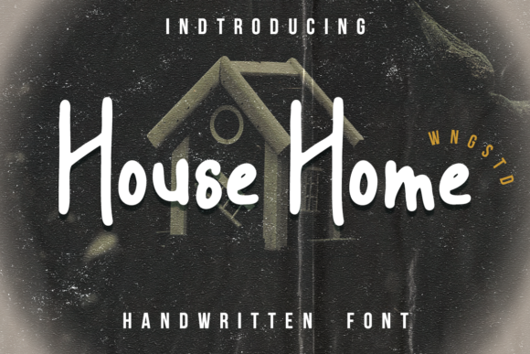 House Home: A Sweet and Friendly Display Font for Modern Design
