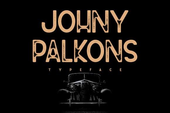 Johny Palkons: A Vintage Display Font for Modern Designs