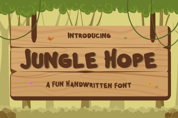 Jungle Hope: A Strategic Approach to Using Whimsical Typography in Professional Design