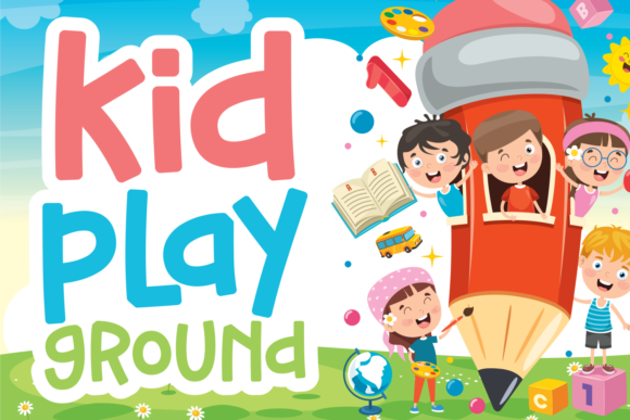 Kid Play Ground Font Evaluation