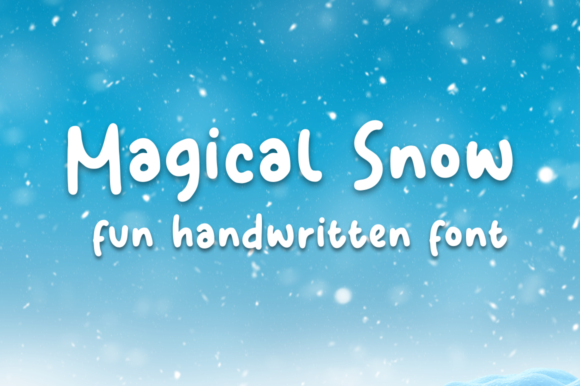 Magical Snow: A Timeless Display Font for Creative Projects