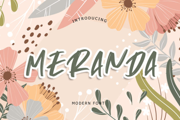 Meranda Font: Elevate Your Brand Identity with Modern Brush Typography