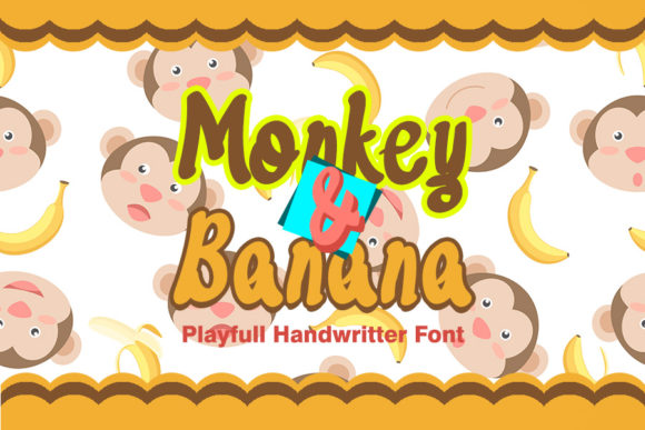 Monkey and Banana: A Quirky Display Font for Creative Projects