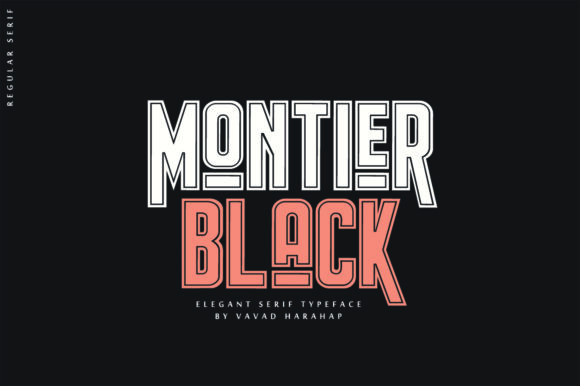 Montier Black: The Bold Display Font for High-Impact Design