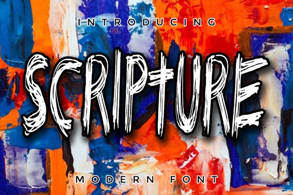 Scripture: The Fun, Eye-Catching Display Font for Personalized Design