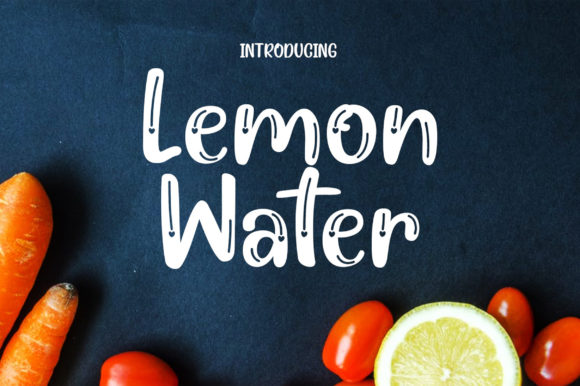 Unlocking the Quirky Charm of Lemon Water: A Display Font for Bold Visual Storytelling